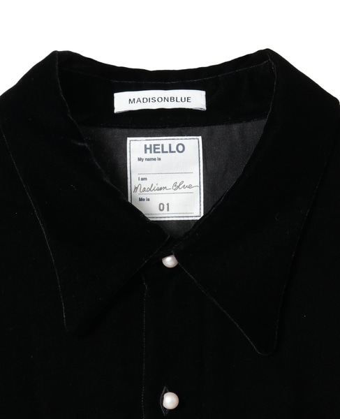 【MADISONBLUE/マディソンブルー】MADAME WORK SH VELVET 詳細画像 ブラック 3
