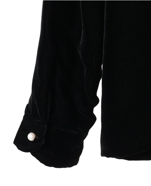 【MADISONBLUE/マディソンブルー】MADAME WORK SH VELVET 詳細画像 ブラック 5