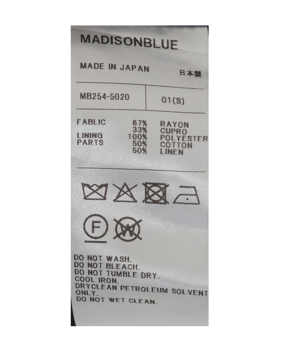 【MADISONBLUE/マディソンブルー】MADAME WORK SH VELVET 詳細画像 ブラック 7