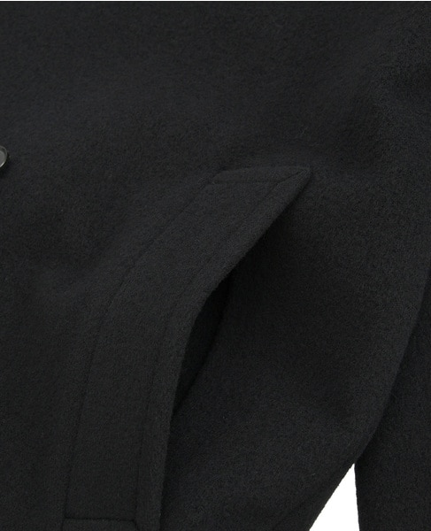 【AURALEE/オーラリー】SUPER FINE WOOL MOSSER CHESTERFIELD COAT 詳細画像 ブラック 6