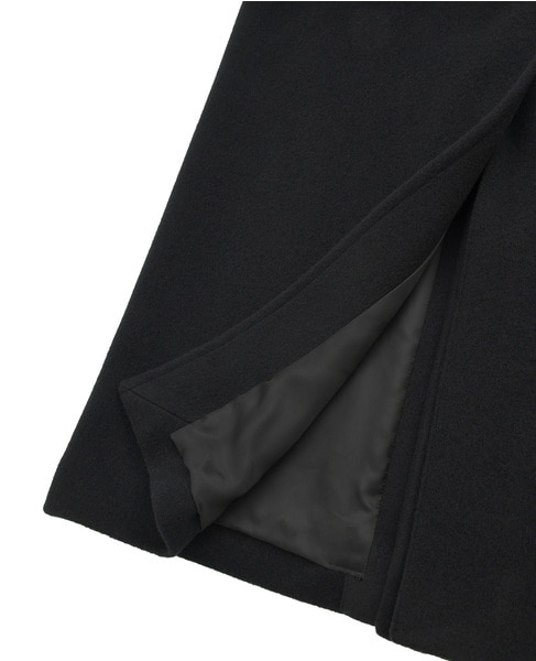 【AURALEE/オーラリー】SUPER FINE WOOL MOSSER CHESTERFIELD COAT 詳細画像 ブラック 7