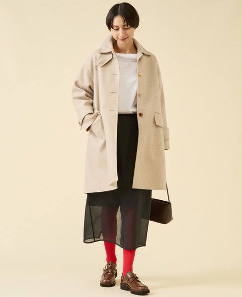 《別注》【MACKINTOSH/マッキントッシュ】HUMBIE SL MB EX ダブルフェイス 詳細画像 ライトベージュ 4