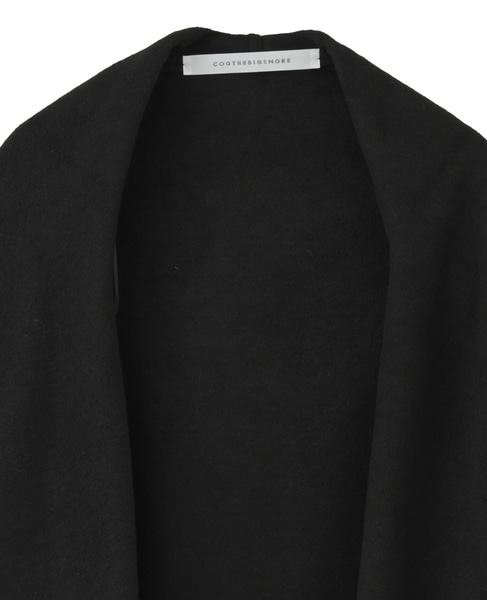 【COGTHEBIGSMOKE/コグザビッグスモーク】GITTY HOODED CAPE 詳細画像 ブラック 3