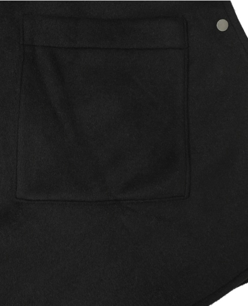 【COGTHEBIGSMOKE/コグザビッグスモーク】GITTY HOODED CAPE 詳細画像 ブラック 6