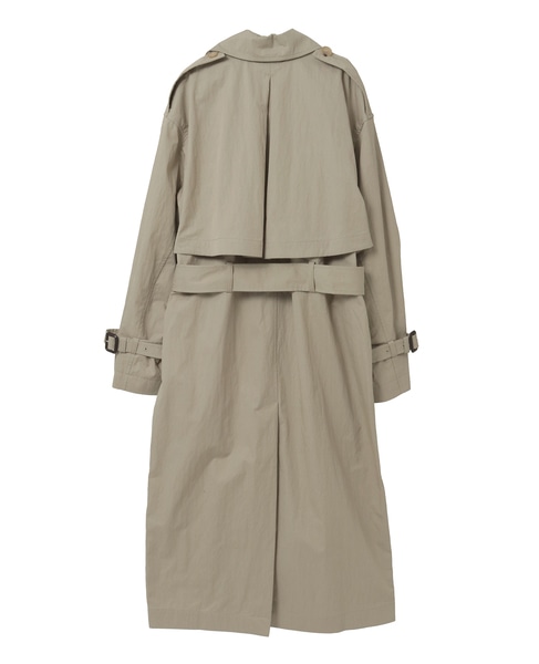【TOTEME/トーテム】Crisp summer trench 詳細画像 ライトグレー 2