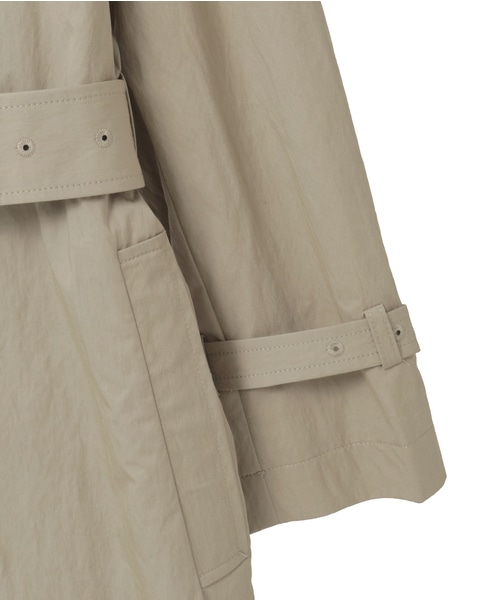 【TOTEME/トーテム】Crisp summer trench 詳細画像 ライトグレー 4