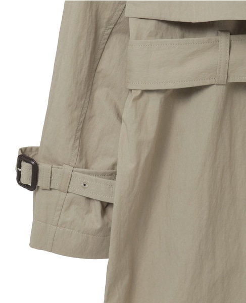 【TOTEME/トーテム】Crisp summer trench 詳細画像 ライトグレー 5