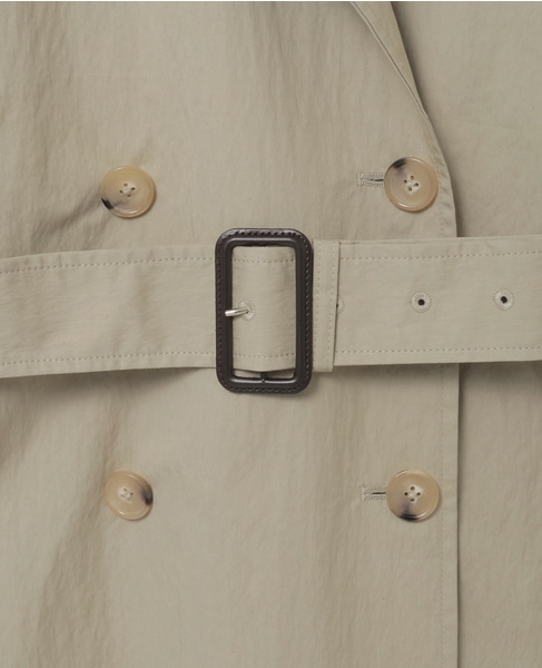 【TOTEME/トーテム】Crisp summer trench 詳細画像 ライトグレー 7