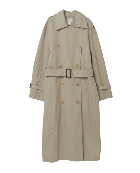 【TOTEME/トーテム】Crisp summer trench 詳細画像 ライトグレー 8