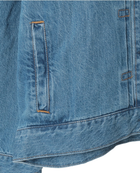 【upper hights/アッパーハイツ】THE LOOSE DENIM JK 詳細画像 ブルー 5