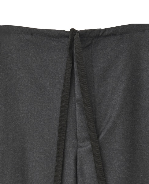 【AURALEE/オーラリー】WOOL FULLING FLANNEL DRAWSTRING PANTS 詳細画像 チャコールグレー 5