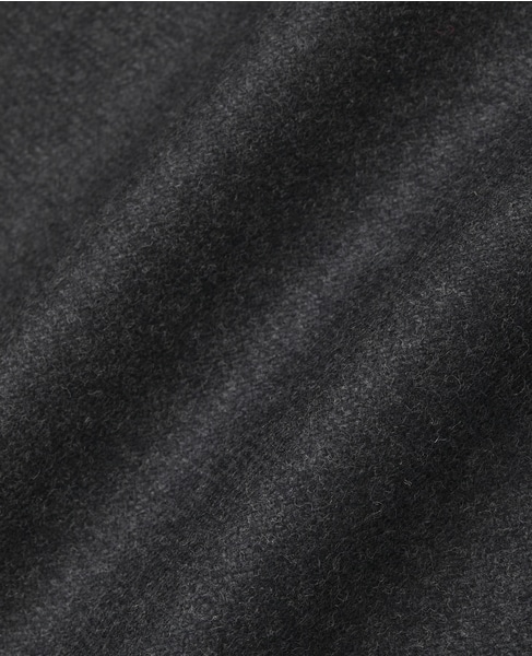 【AURALEE/オーラリー】WOOL FULLING FLANNEL DRAWSTRING PANTS 詳細画像 チャコールグレー 7