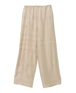 【TOTEME/トーテム】Monogram Silk Pj Bottoms