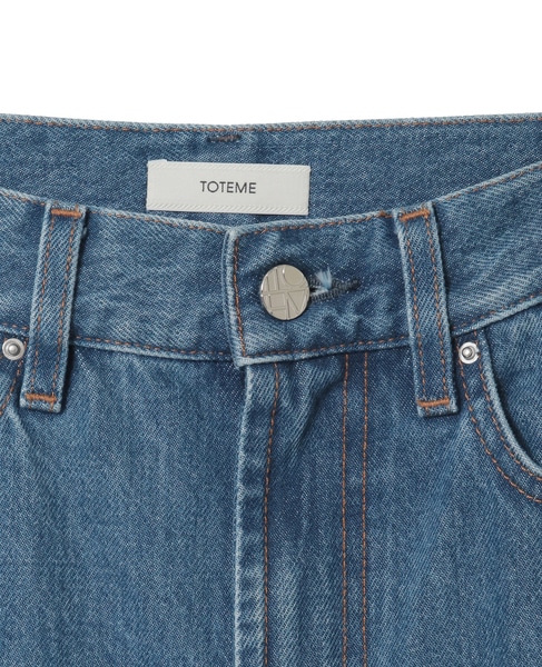 【TOTEME/トーテム】Wide Leg Denim 詳細画像 ブルー 4