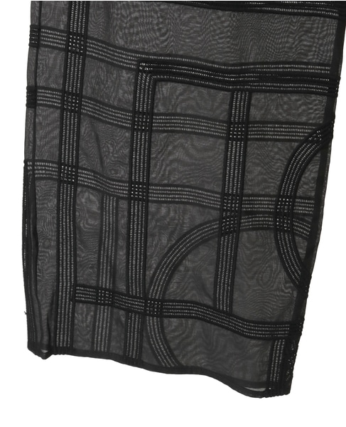 【TOTEME/トーテム】Monogram Crochet Pj Bottoms 詳細画像 ブラック 5