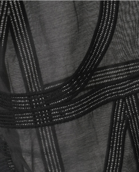 【TOTEME/トーテム】Monogram Crochet Pj Bottoms 詳細画像 ブラック 6