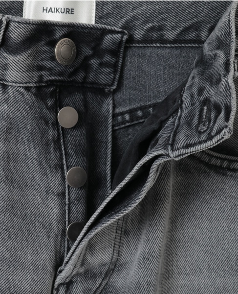 【HAIKURE /ハイクル 】BETHANY SHORT LENGTH FLANEL GREY 詳細画像 グレー 4