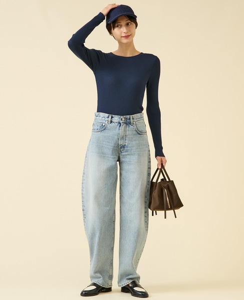 【HAIKURE /ハイクル 】BIBI SHORT LENGTH AUTHENTIC WASH 詳細画像 ブルー 5