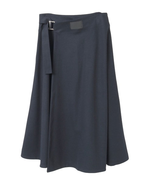 【COGTHEBIGSMOKE/コグザビッグスモーク】GEMMA FLARED SKIRT 詳細画像 ネイビー 2