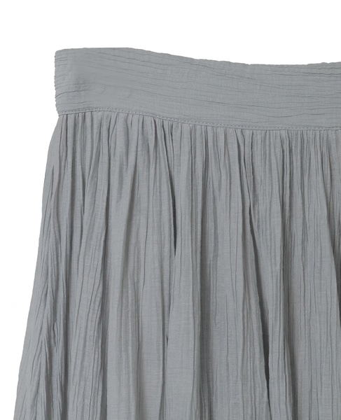【TOTEME/トーテム】Crinkled Plissé Skirt 詳細画像 ライトグレー 3