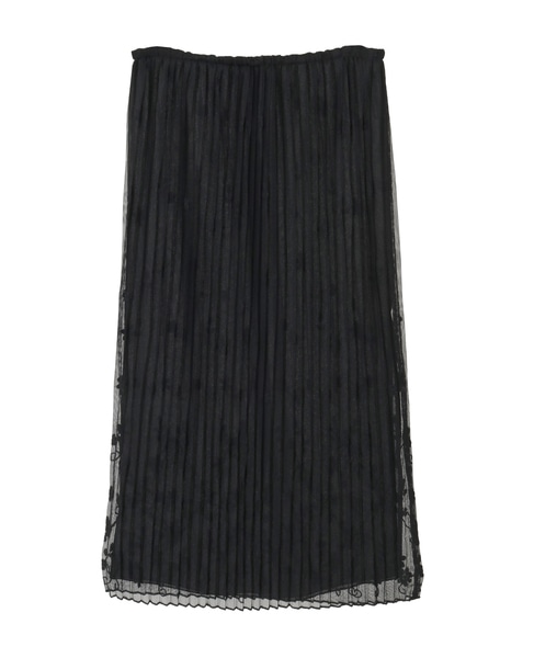 【TOTEME/トーテム】Floral Tulle Skirt 詳細画像 ブラック 1