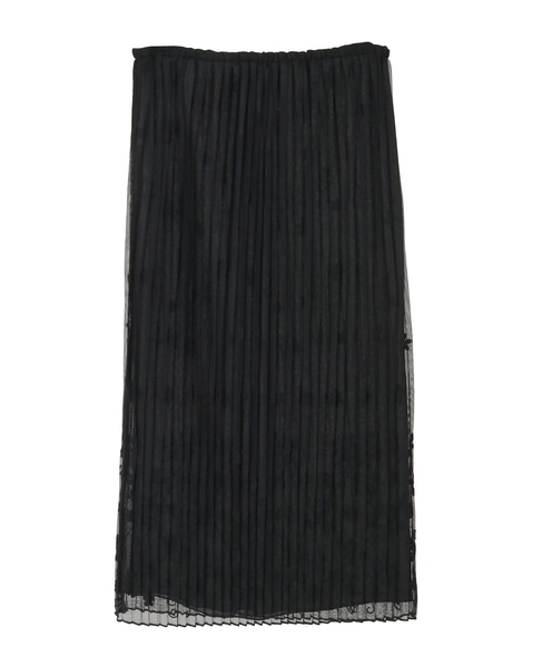 【TOTEME/トーテム】Floral Tulle Skirt 詳細画像 ブラック 2