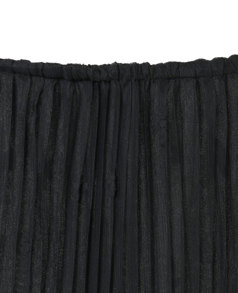 【TOTEME/トーテム】Floral Tulle Skirt 詳細画像 ブラック 4