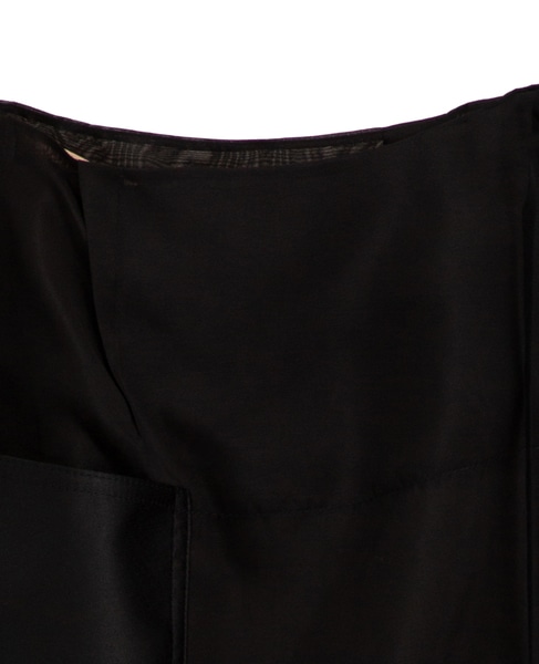 【CARVEN /カルヴェン】SK305-SHEER WRAP SKIRT 詳細画像 ブラック 3