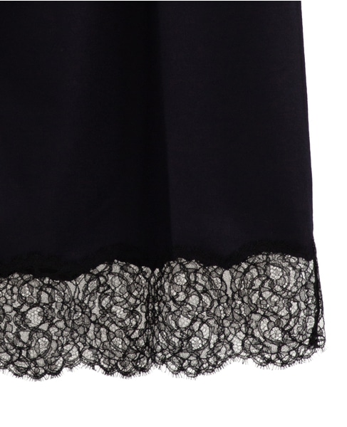 【CARVEN /カルヴェン】SK321-PULL-ON LINGERIE SKIRT 詳細画像 ネイビー 4