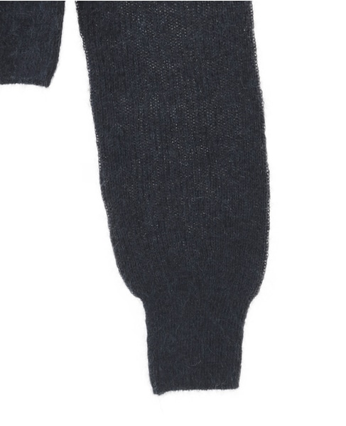 【AURALEE/オーラリー】BABY SURI ALPACA SHEER KNIT P/O 詳細画像 ネイビー 4