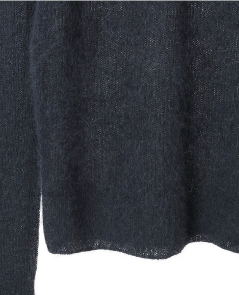【AURALEE/オーラリー】BABY SURI ALPACA SHEER KNIT P/O 詳細画像 ネイビー 5