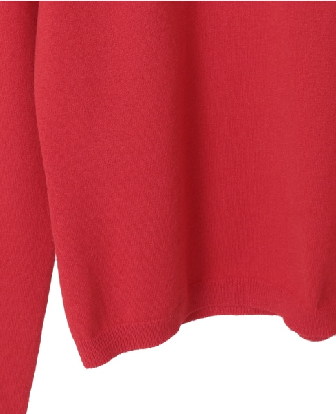【AURALEE/オーラリー】HIGH TWIST WOOL KNIT P/O 詳細画像 レッド 5