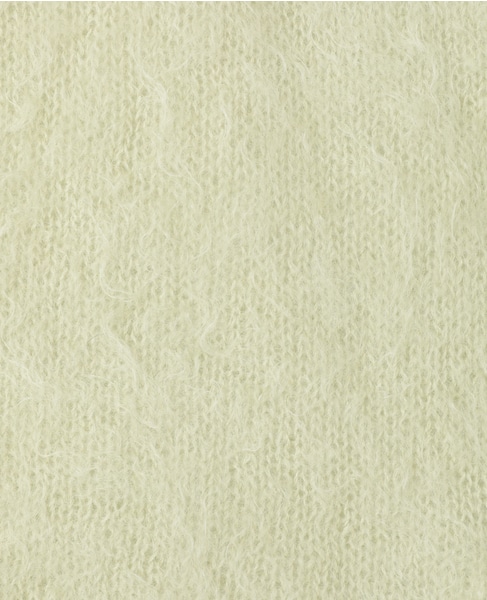 【AURALEE/オーラリー】*BRUSHED SUPER KID MOHAIR KNIT P/O 詳細画像 グリーン 6