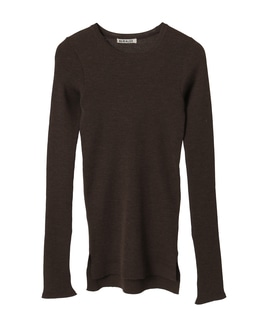 【AURALEE/オーラリー】SUPER FINE WOOL HIGH GAUGE RIB KNIT P/O