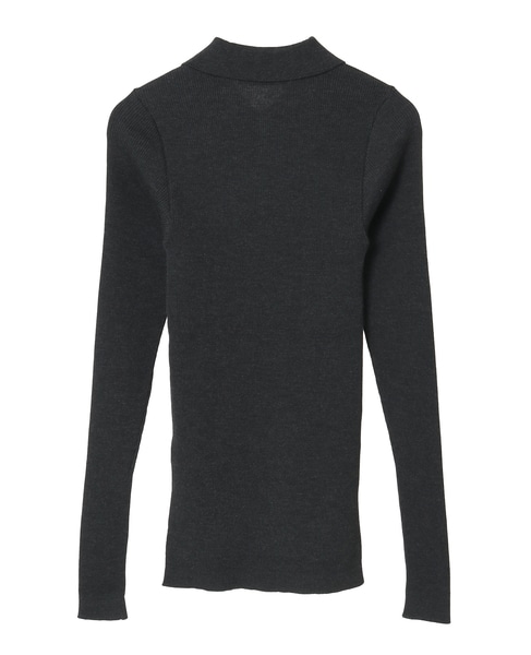 AURALEE/オーラリー】SUPER FINE WOOL HIGH GAUGE RIB KNIT POLO