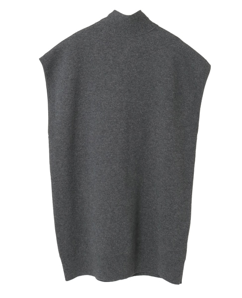 【CARVEN /カルヴェン】KN312-SCARF VEST 詳細画像 チャコールグレー 7