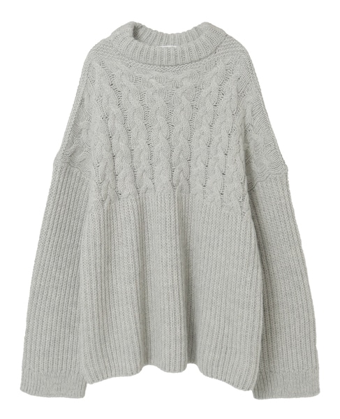 【Cecilie Bahnsen /セシリー・バンセン】BELINDA JUMPER 詳細画像 グレー 1