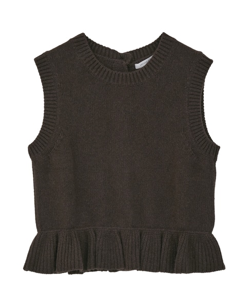 【Cecilie Bahnsen /セシリー・バンセン】BILL VEST 詳細画像 ブラウン 1