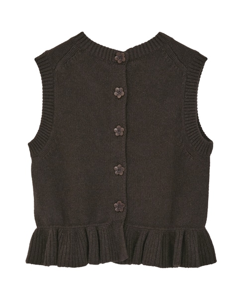 【Cecilie Bahnsen /セシリー・バンセン】BILL VEST 詳細画像 ブラウン 2