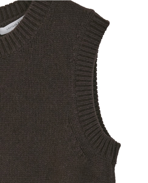【Cecilie Bahnsen /セシリー・バンセン】BILL VEST 詳細画像 ブラウン 4
