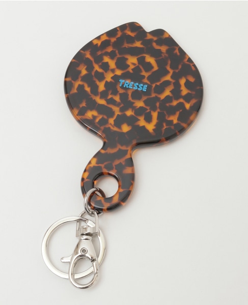 【TRESSE /トレス】Cat mirror keycharm 詳細画像 ブラウン 2