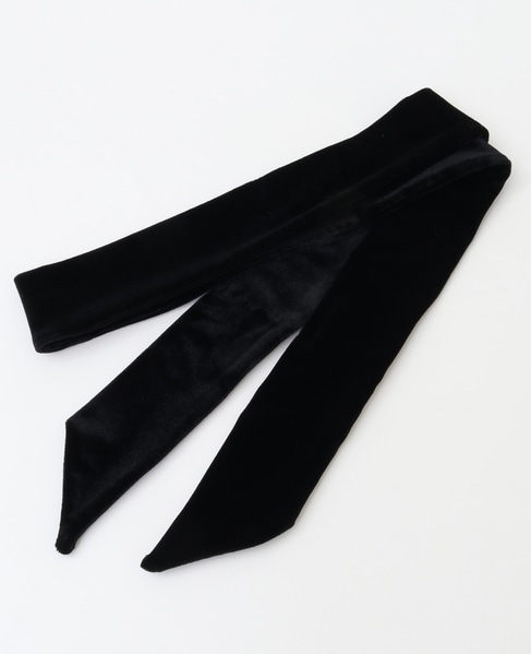 【TRESSE /トレス】Jeanne ribonn in velvet 詳細画像 ブラック 2