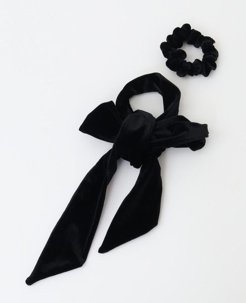 【TRESSE /トレス】Jeanne ribonn in velvet 詳細画像 ブラック 5