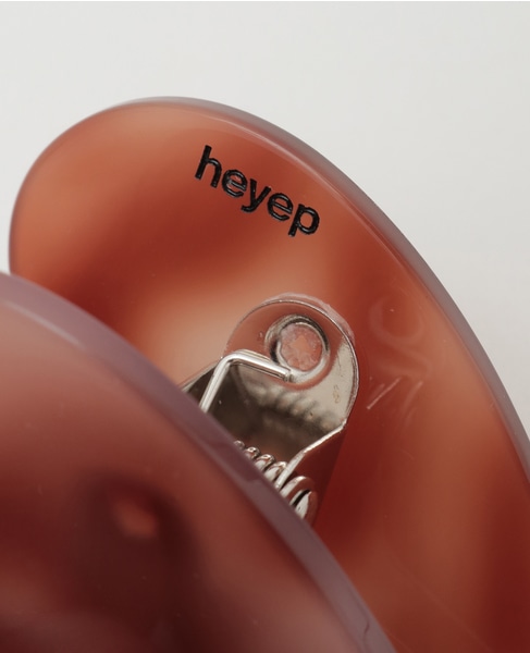 《別注》【heyep】Medium Herat Clip Brown 詳細画像 ブラウン 4