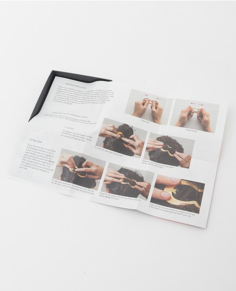 【CLINQ/ クリンク 】ヘアクリップ BETTINA 詳細画像 シルバー 6