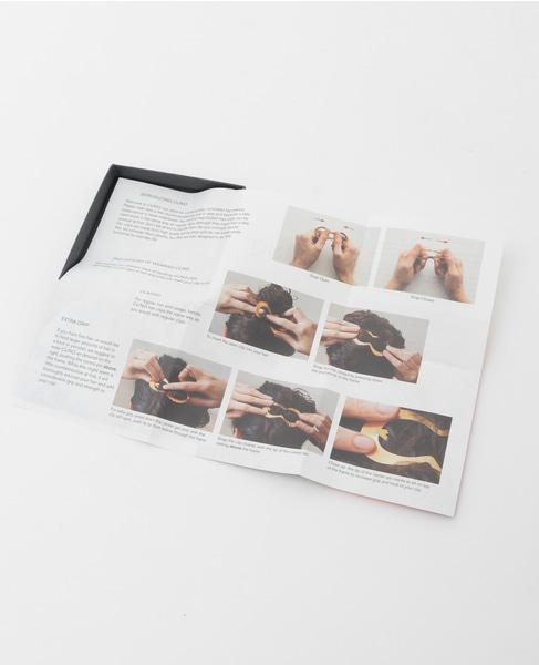 【CLINQ/ クリンク 】ヘアクリップ BETTINA 詳細画像 ゴールド 6