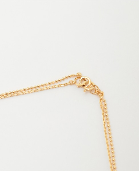 【MARIHA/マリハ】Silent Rain ネックレス 2連(ボールxレクタングル) SV(K18P) 40cm 詳細画像 ゴールド 5