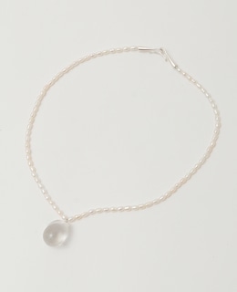 【Rieuk /リューク】Small Pearl with Stone Baroque Necklace