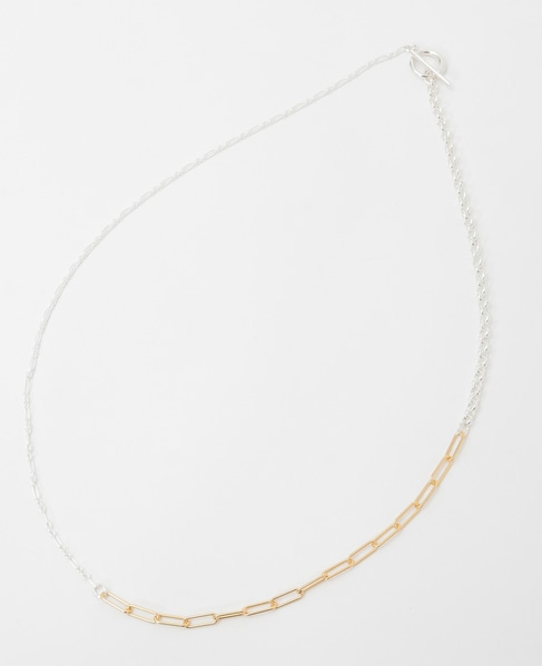 【Rieuk /リューク】Gradient Mix Necklace 詳細画像 シルバー 1
