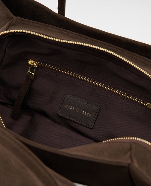 【MARY AL TERNA /メアリーオルターナ】RIKYU MINI TOTE&BOSTON BAG 詳細画像 ブラウン 7